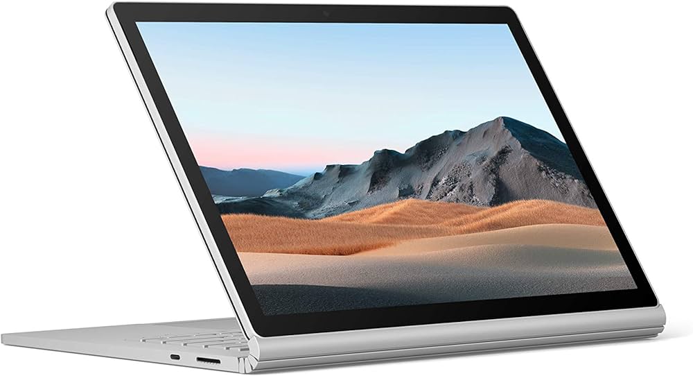 Microsoft Surface Book 3 (Windows 10, écran détachable tactile 13.5", Intel Core i7, 8Go RAM, dGPU 256Go SSD, argent, clavier français) L'ordinateur portable avec écran détachable & ultra performan