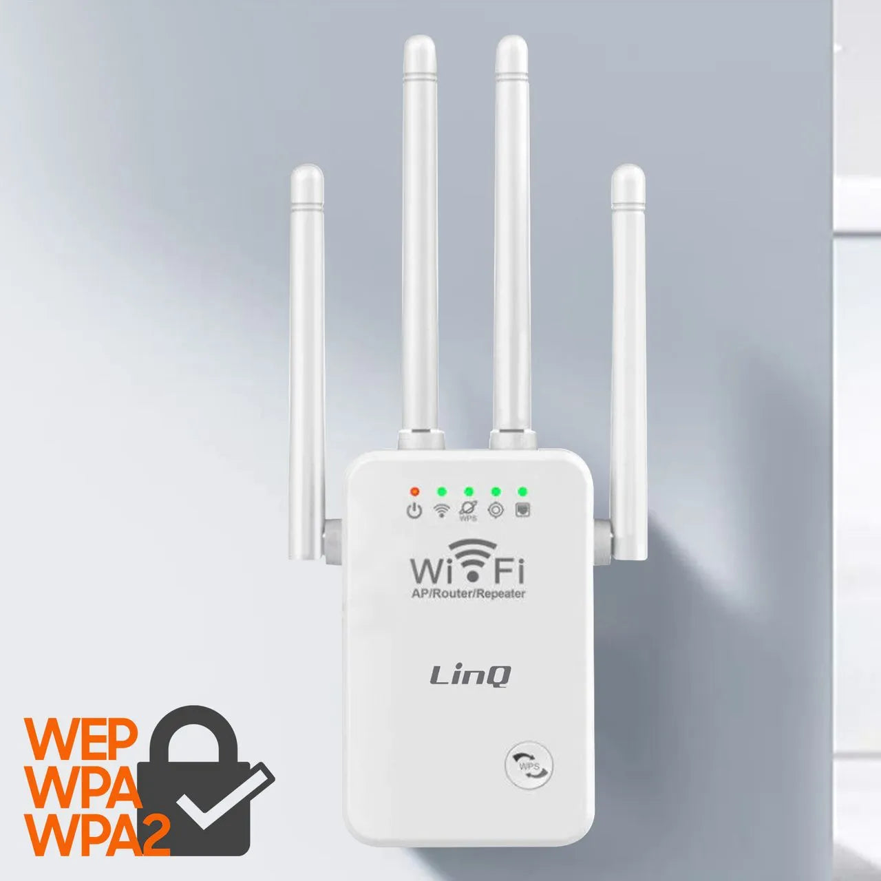 📶 Répéteur Wi-Fi 300 Mbps – Couverture Étendue