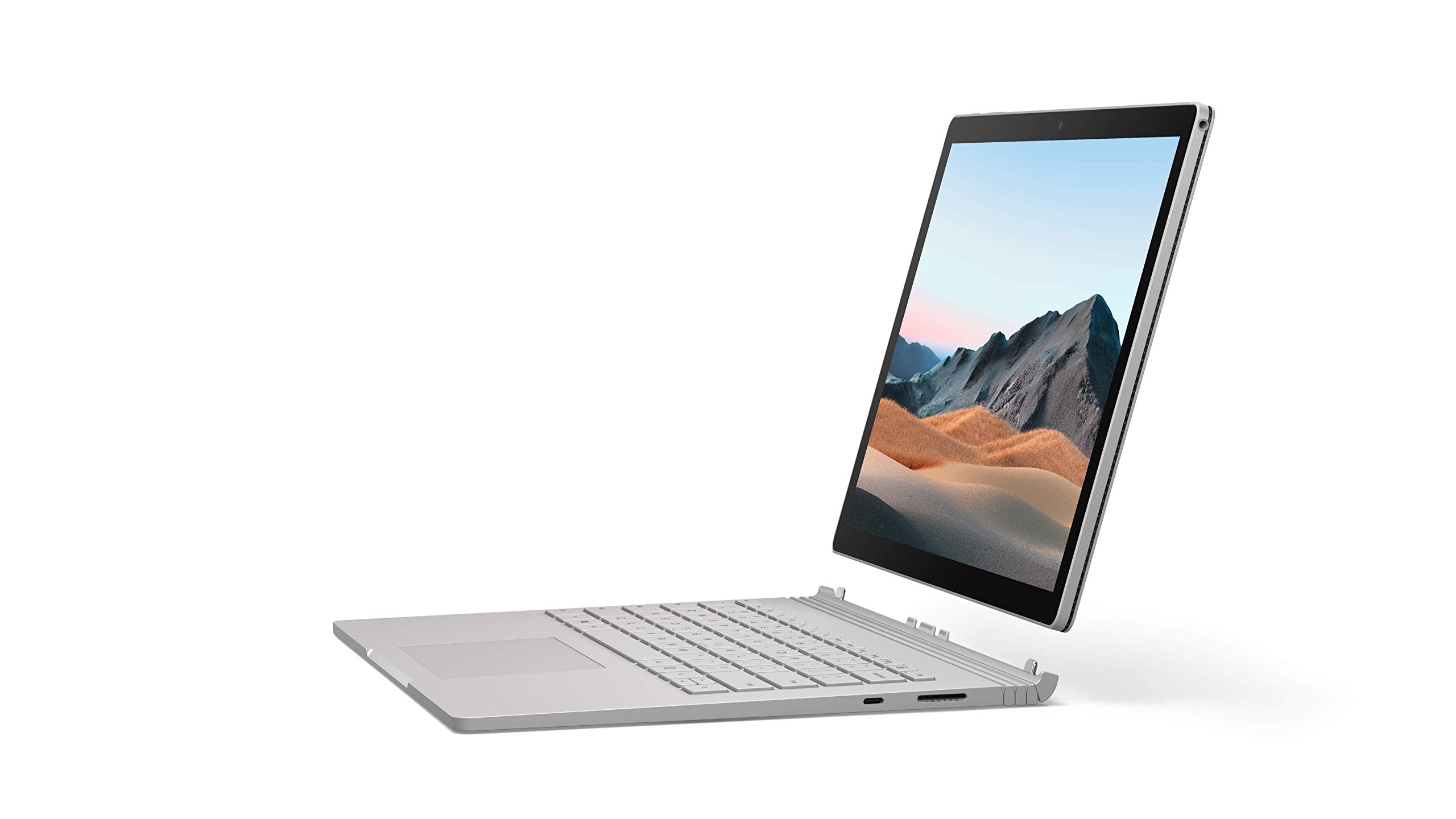 Microsoft Surface Book 3 (Windows 10, écran détachable tactile 13.5", Intel Core i7, 8Go RAM, dGPU 256Go SSD, argent, clavier français) L'ordinateur portable avec écran détachable & ultra performan