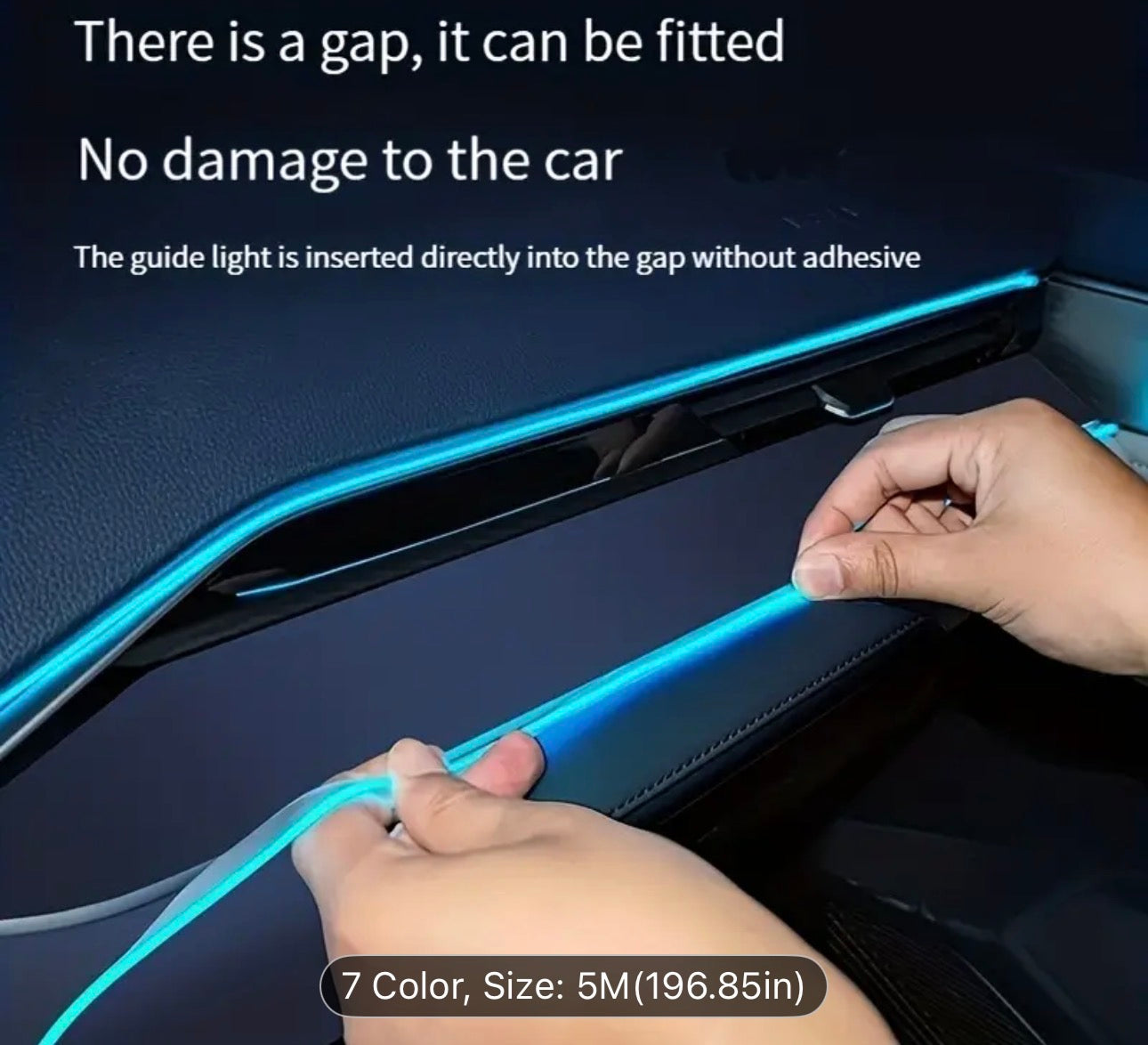 5m Car Interior Additions EL Cold Light LED Ambient Light | USB