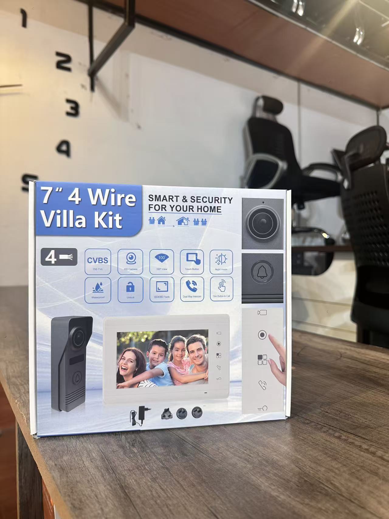 2-Wire Video Door Phone – Interphone Vidéo 2 Files