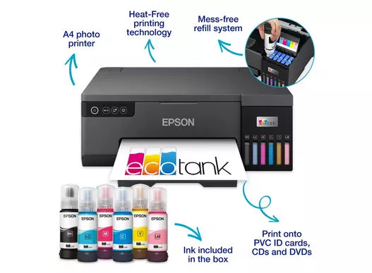 EcoTank L8050 A4 Wi-Fi Ink Tank Photo Printer