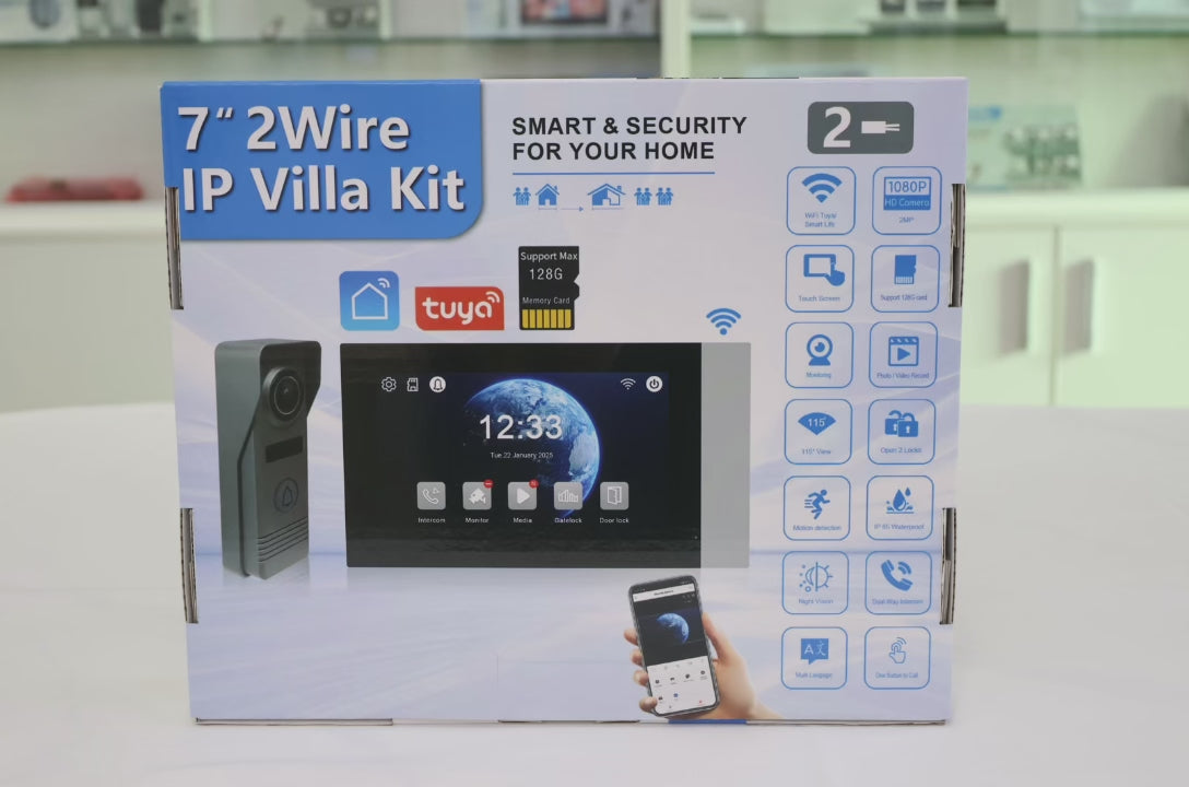 2-Wire Video Door Phone – Interphone Vidéo 2 Files